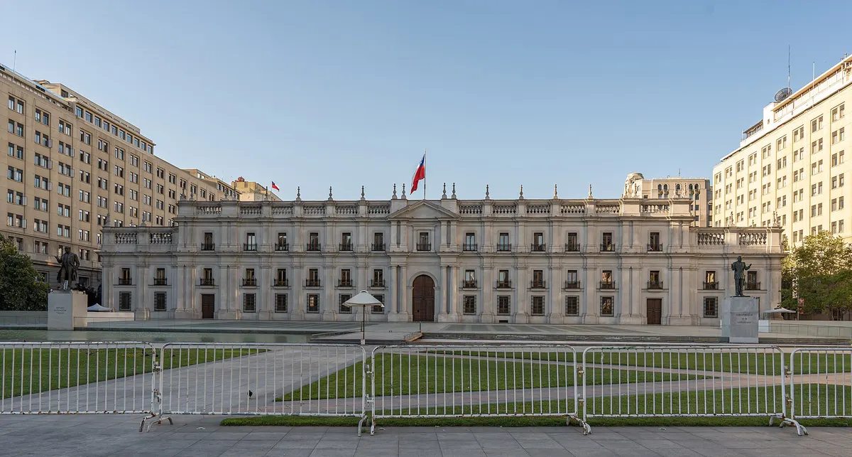 Palacio de La Moneda em Santiago do Chile